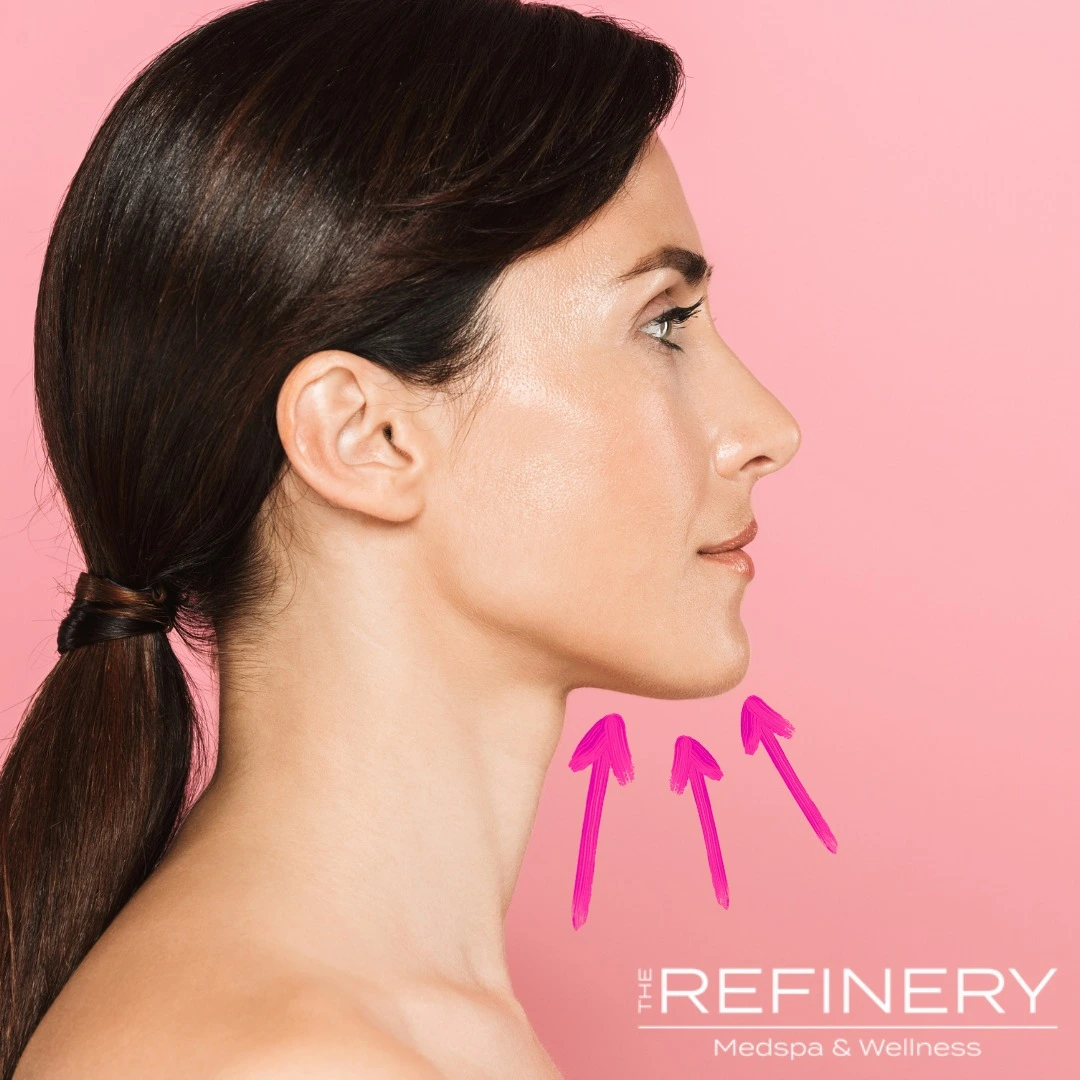 we have several non-surgical treatment options that can restore lost volume and add structural support to the cheek and chin area giving a more youthful and balanced jawline